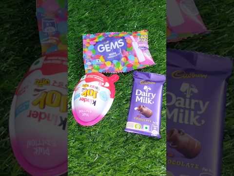 Kinder Joy box Dairy Milk chocolate gems#candypop #shortsviral #pop sicle