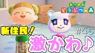 新住民はみすずちゃん…！！#45【あつまれどうぶつの森 女性実況】
