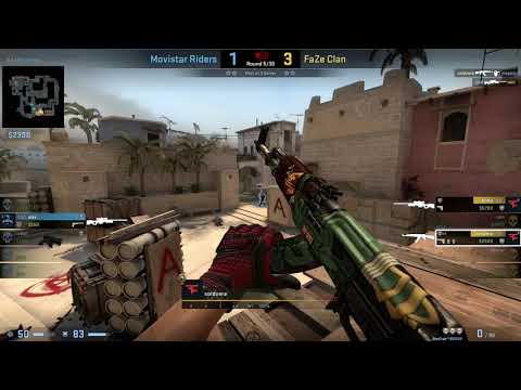 CS:GO POV Demo FaZe coldzera (22/7) vs Movistar Riders (de_mirage)