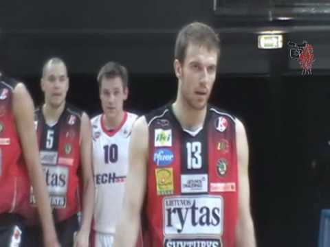 EUROBASKET.LT Rytas - Techasas 100-66 LKL 2010 01 19, Vilnius.