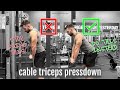 Biggest Triceps Pressdown Mistake & How To Correct It
