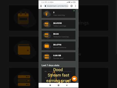 Dood stream fast earning proof #shorts #earning #proof #video