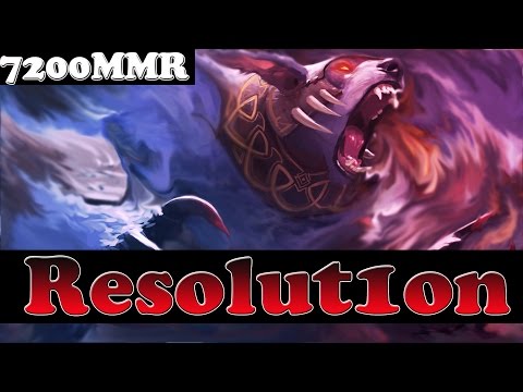 Dota 2 - Resolut1on 7200 MMR Plays Ursa Vol 2 - Ranked Match Gameplay