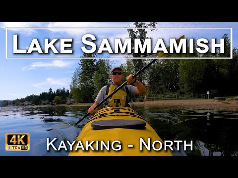 Lake Sammamish - North Kayaking in 4K UHD with Drone Aerials