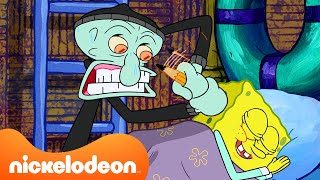 Download lagu Spongebob | Squidward Mencoba MENGHAPUS Ingatan SpongeBob! | Nickelodeon Bahasa mp3