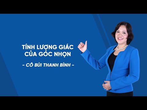Tính lượng giác của góc nhọn - Toán 9 - Cô Bùi Thanh Bình - HOCMAI - Bài giảng miễn phí