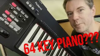 Video thumbnail for Roland's RD-64 with 64 weighted keys: The ultimate portable piano? by Gearfacts