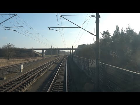 Train cab ride; Lerhte-Großkorbetha (20250316)