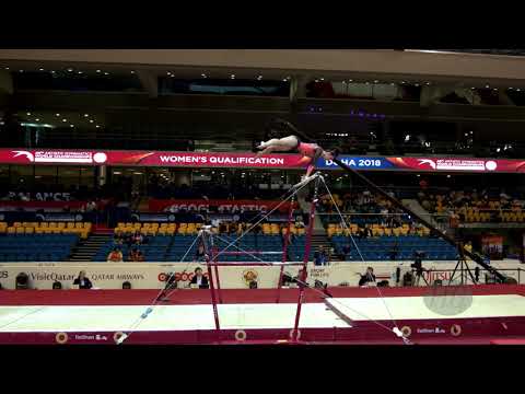 ABDUL HADI Farah Ann (MAS) - 2018 Artistic Worlds, Doha (QAT) - Qualifications Uneven Bars