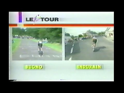 1992 Tour de France Stage 19 Time Trial - Indurain vs. Bugno