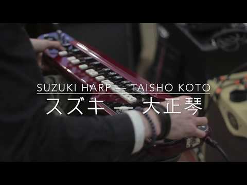 Acoustic Taishōgoto (Taishogoto), Taisho Koto, Nagoya Harp; Suzuki, w/ case, Rare Japan Folk Instrument imagen 9