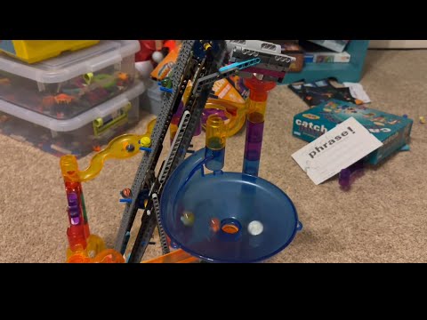 Lego marble elevator .