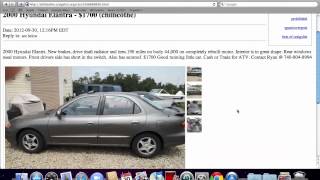 Craigslist Chillicothe Ohio Used Cars, Trucks and Vans - Local Private Owner Deals