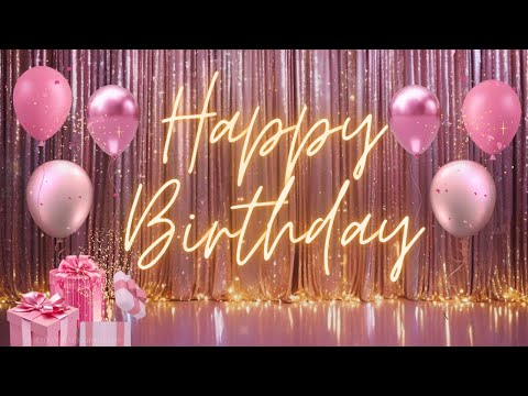 Happy Birthday | Birthday Party Background Video