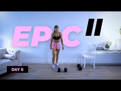 UNILATERAL Leg Day / 45 Min Lower Body Workout | EPIC II - Day 8