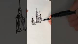 Gothic Fortress Doodle