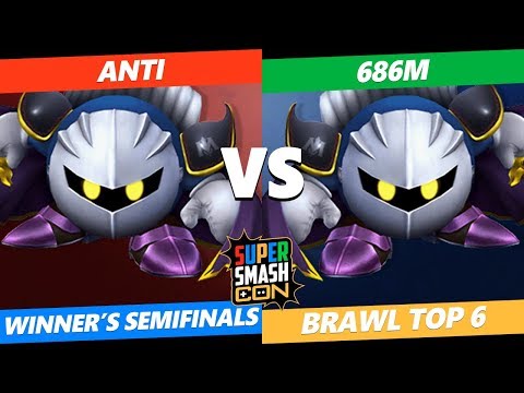 SSC 2019 SSBB - T1 Anti (Meta Knight) VS  686M (Meta Knight) Smash Brawl Winner's Semis
