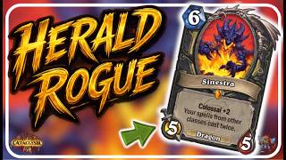 Herald Rogue IS AMAZING!! | Hearthstone Cataclysm |