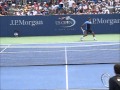 Roger Federer Running Slice Backhand in Super-Slow Motion (2)