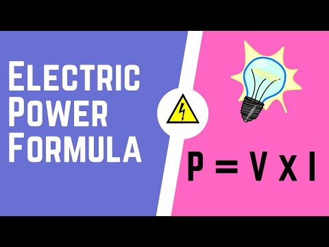 Electric Power Formula