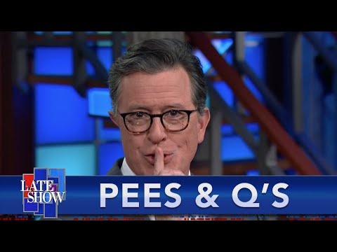 Stephen Colbert Cannot Resist Making Jokes About Donald Trump's Alleged 'Pee Pee Tape'  After Christopher Steele Claimed It 'Probably' Exists