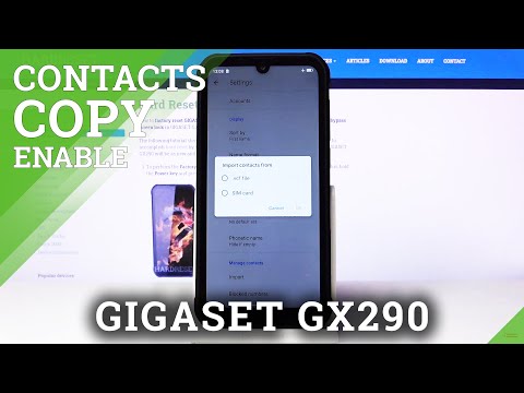 How to Transfer Contacts in GIGASET GX290 – Manage Contacts