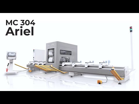 MECAL MACHINERY - MC 304 ARIEL 4A, il centro di lavoro a 4 assi CNC – 4 axis CNC machining centre