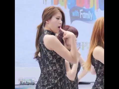 Hyejeong AOA fancam (focused)- Confused