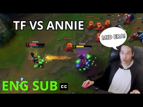 【ENG SUB】Dopa TF vs Annie 13.12 [Mid Era!] Gameplay & Commentary Translated