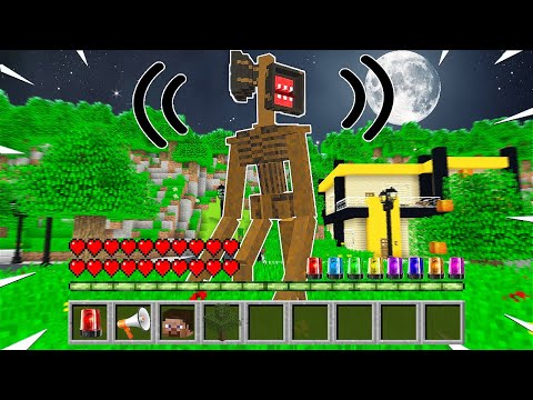 1 GÜNLÜĞÜNE SİREN KAFA OLMAK! 😱 - Minecraft