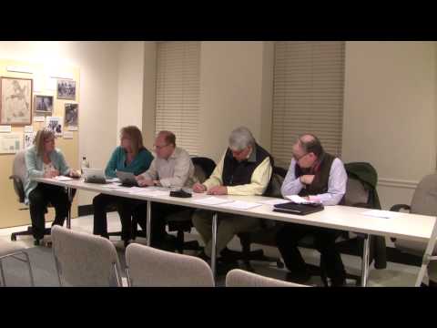 Weston MA Planning Board 3/18/2014: 7:38 - General Business