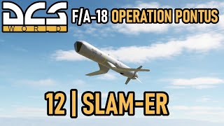 F/A-18 Operation Pontus Campaign | Mission 12 | SLAM-ER| DCS