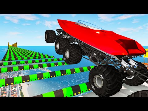 Air Speed Bumps Crashes #5 - Beamng drive