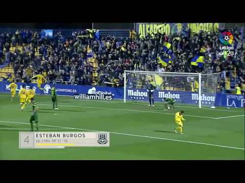 Resumen de AD Alcorcón vs UD Las Palmas 2 0 -Gol de Esteban Burgos-