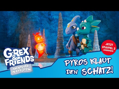 Pyros klaut den Schatz | Dino Serie für Kinder | G-Rex & Friends Folge 4