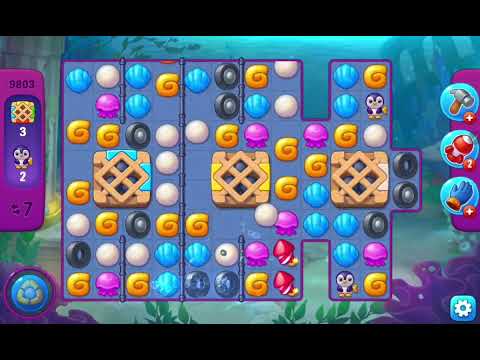 Fishdom Super Hard Level 9803 ( No Boosters with Torpedo ) @choraelmin