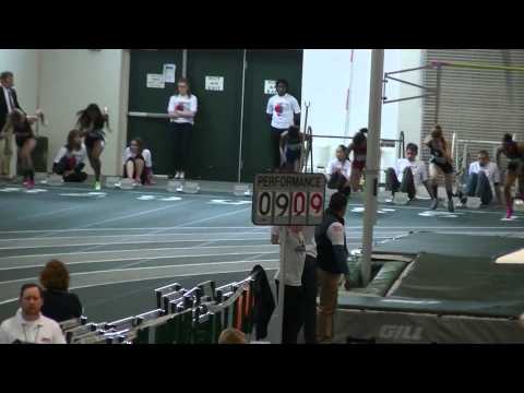 3A Girls 60m Dash Prelims Heat 1 - Illinois Top Times 2014