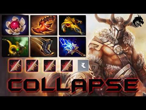 Collapse - PERFECT Centaur Warrunner Gameplay | Dota 2 Pro Offlane Gameplay!