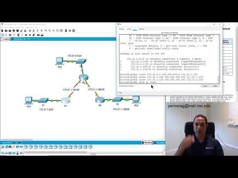 Packet Tracer - Configuring IPv4 Static and Default Routes