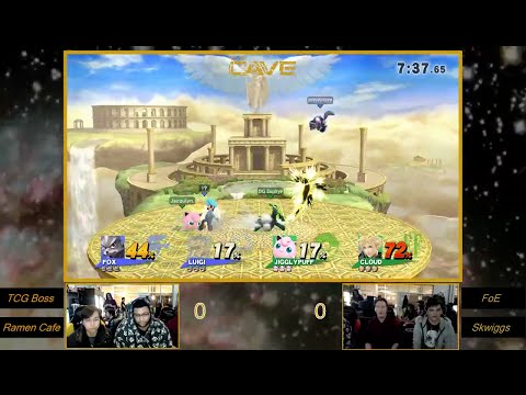 Boss & RamenCafe (Blue) Vs. DG | Zephyr & Serynder (Green) - SSB4 - Winners Finals
