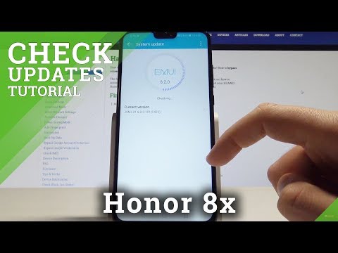 How to Update System on Honor 8x - Check EMUI Version