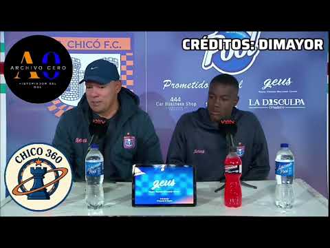 Rueda de prensa de Boyacá Chicó tras su partido ante Once Caldas