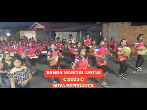BANDA MARCIAL LEONS 🦁❤️💙DA ESCOLA MUNICIPAL NOVA ESPERANÇA DA CIDADE ORIXIMINA-PARA.
