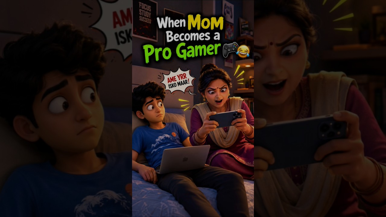 when Mom becomes a pro gamer 🎮😂  #shorts #funnyshorts 😄😄