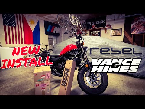Honda Rebel  |  Vance & Hines Install