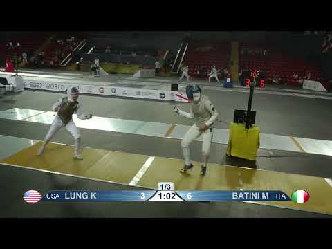 2023 127 T64 12 F F Individual Tbilisi GEO WC YELLOW LUNG USA vs BATINI ITA