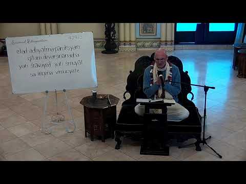 ISKCON SanDiego: "Diksa" & SB(4.29.83) Class by HG Rajendranandana Dasa 4/5/2021