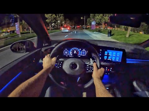 2022 Volkswagen Golf R DSG POV Night Drive