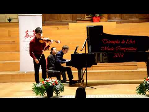 Manuel De Almeida-Ferrer & Wouter Valvekens : Respighi - Sonata for violin and piano in b minor