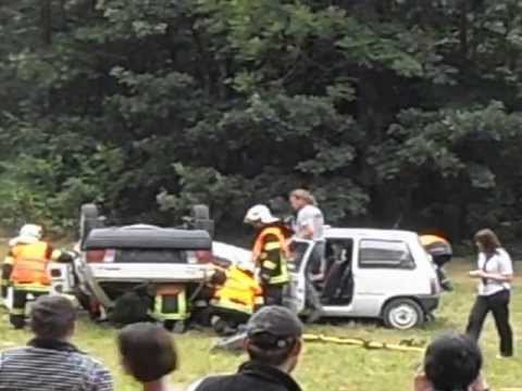 Ukázka zásahu u nehody